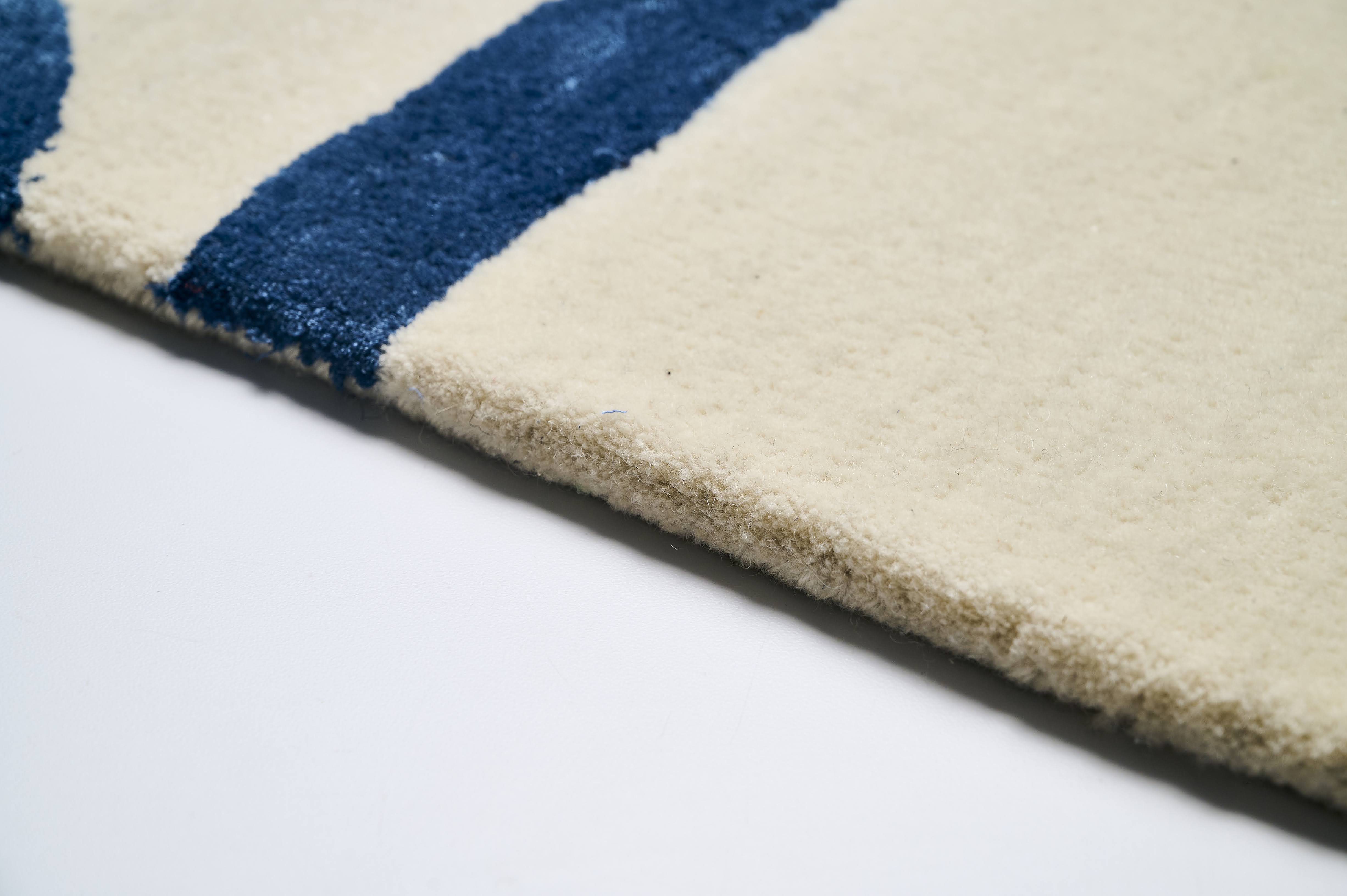 Cross Roads (White & Blue)