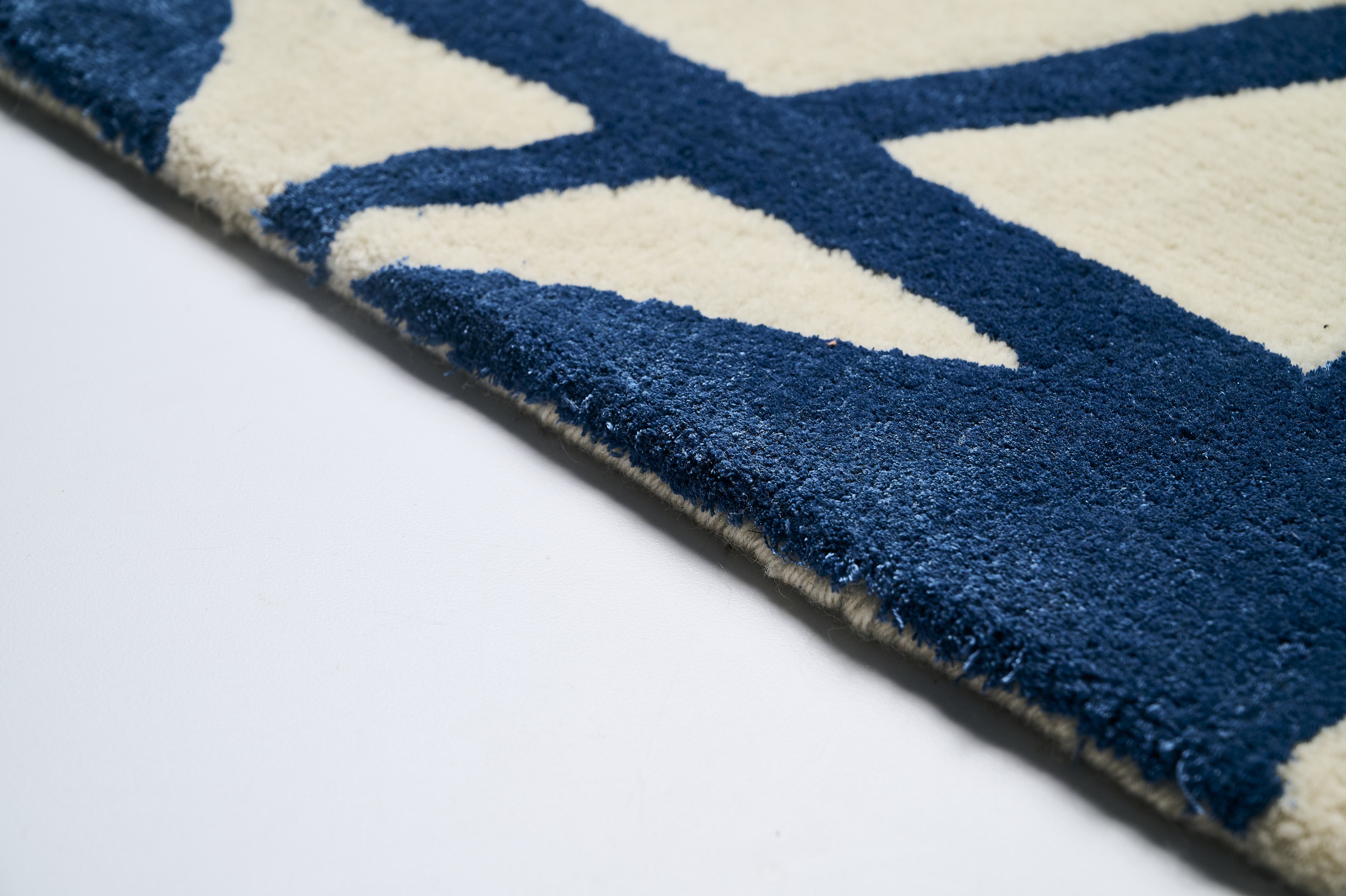 Cross Roads (White & Blue)