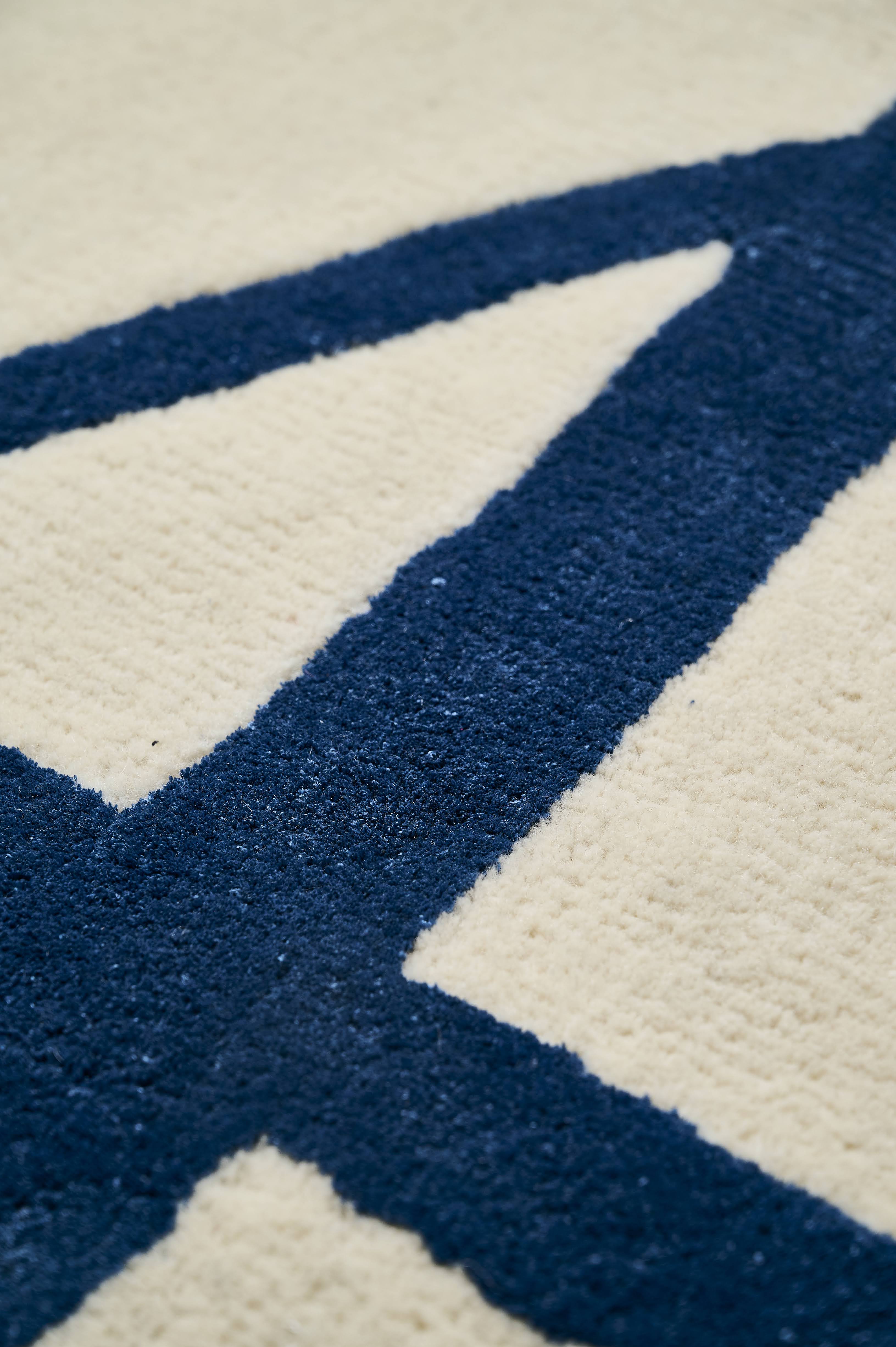 Cross Roads (White & Blue)
