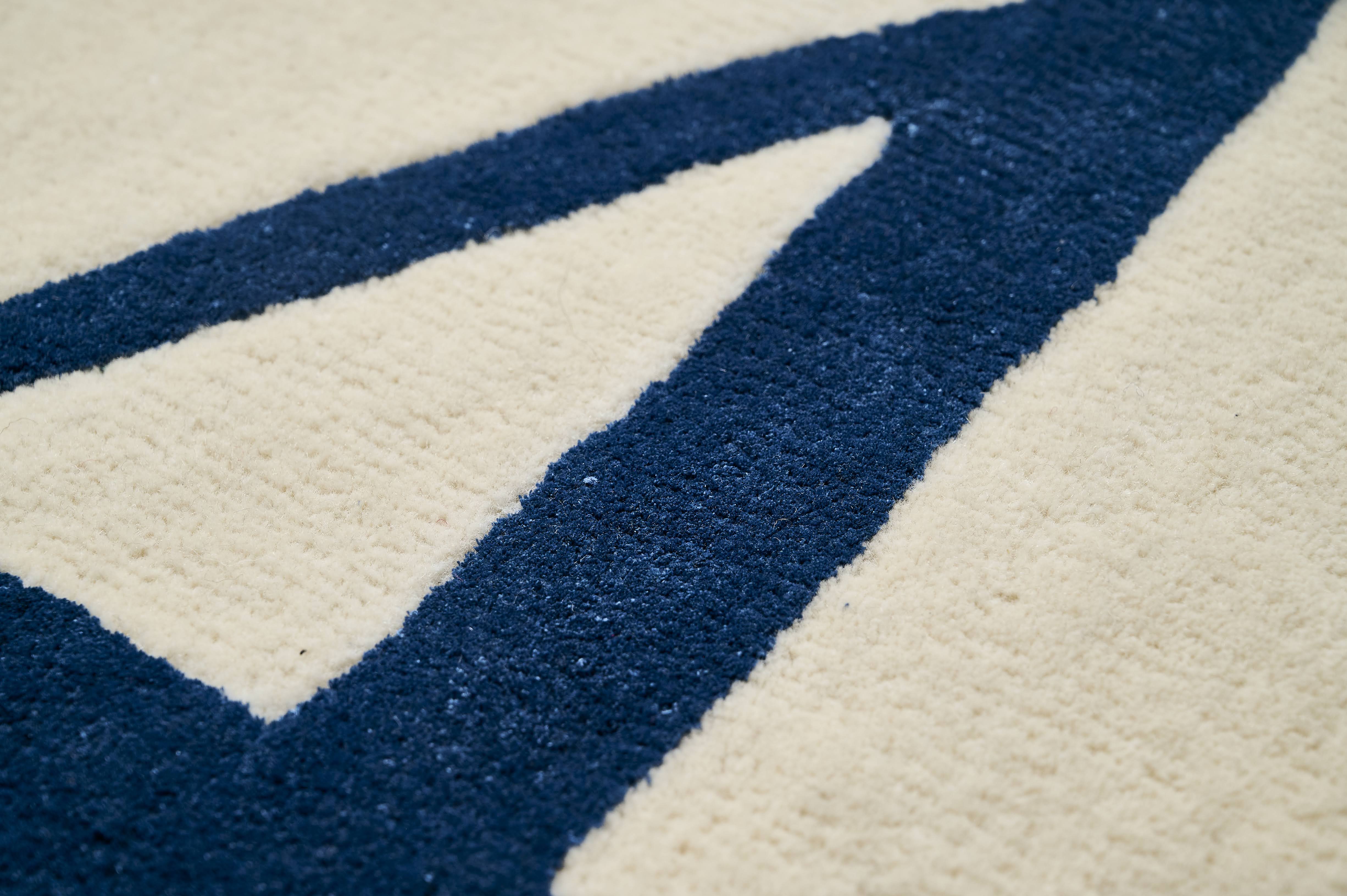 Cross Roads (White & Blue)