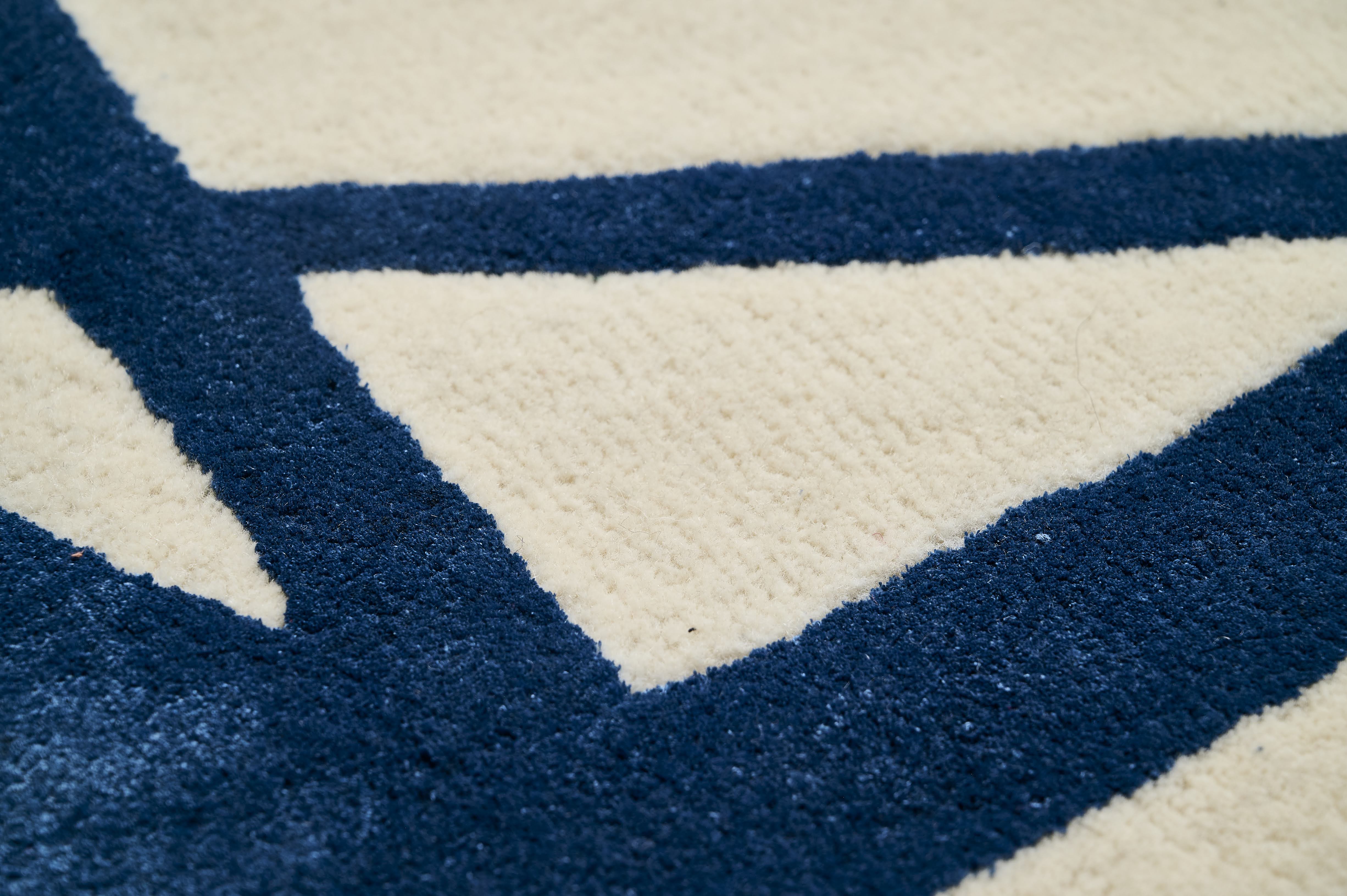Cross Roads (White & Blue)