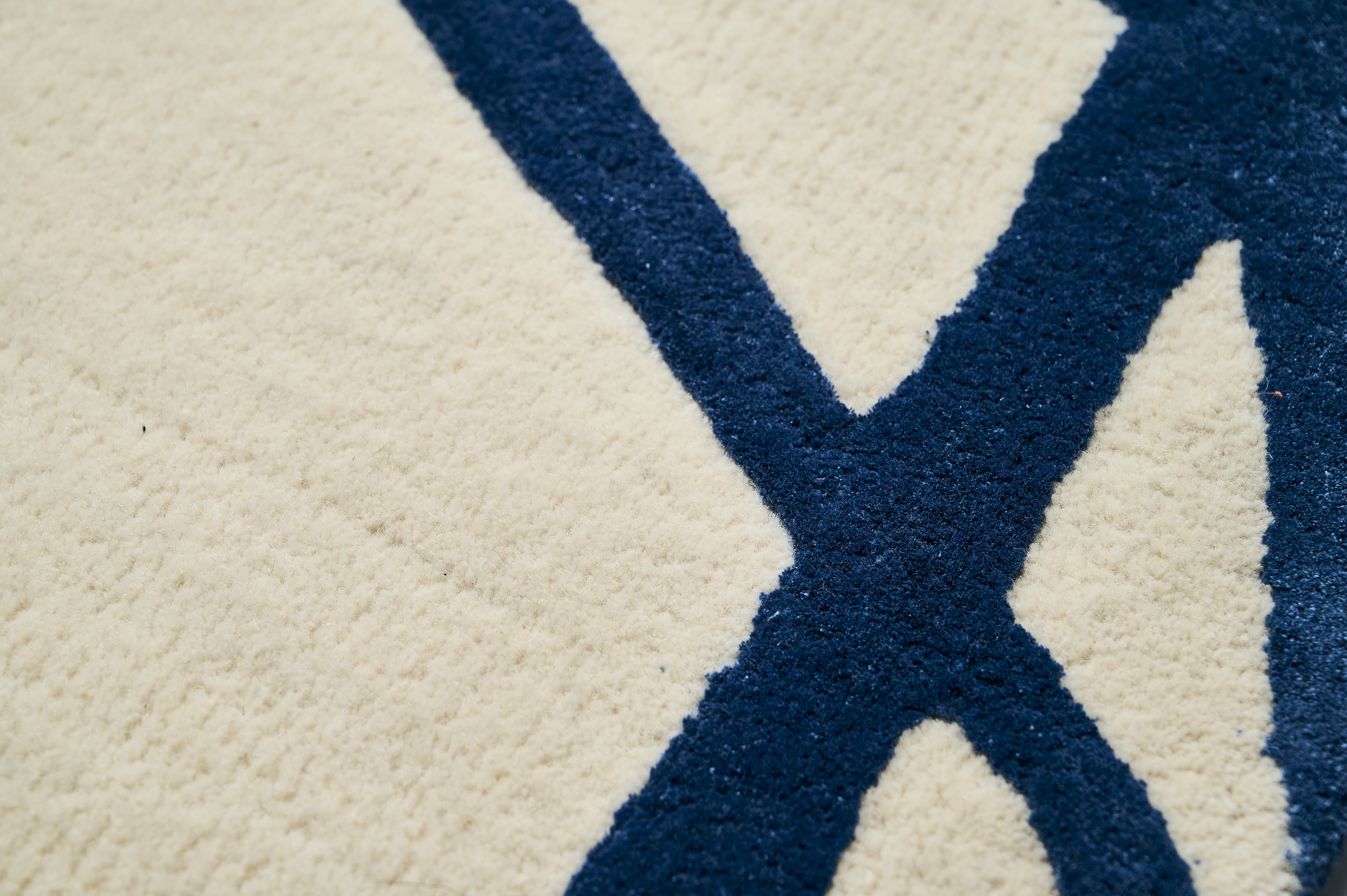 Cross Roads (White & Blue)