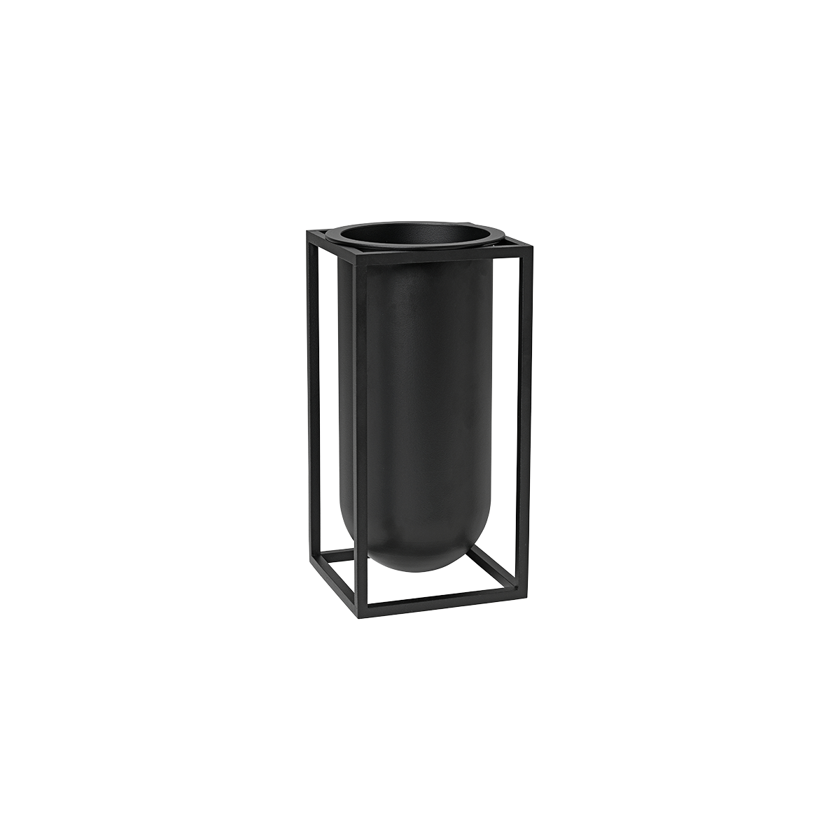Kubus vase Lily - Black