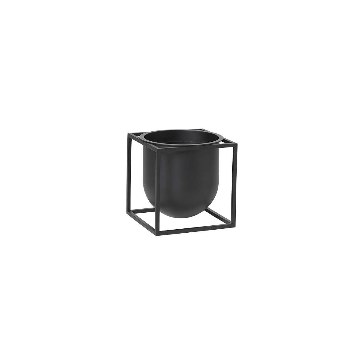 Kubus Flowerpot 14 - Black