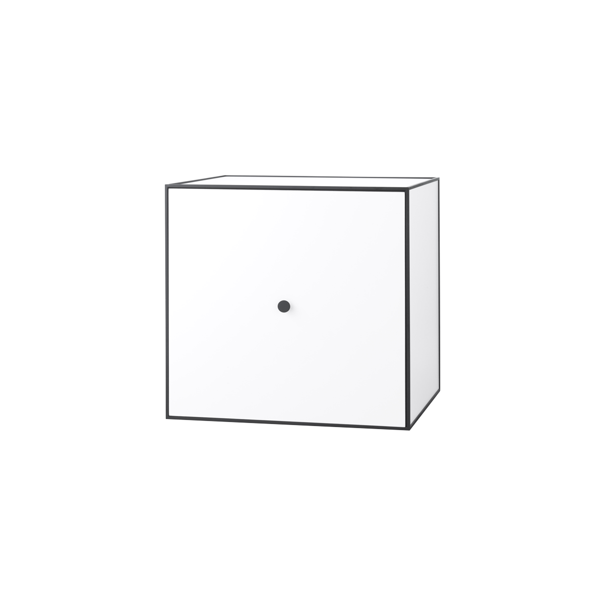 Frame 49 with door and shelf - 17x19x19/ White