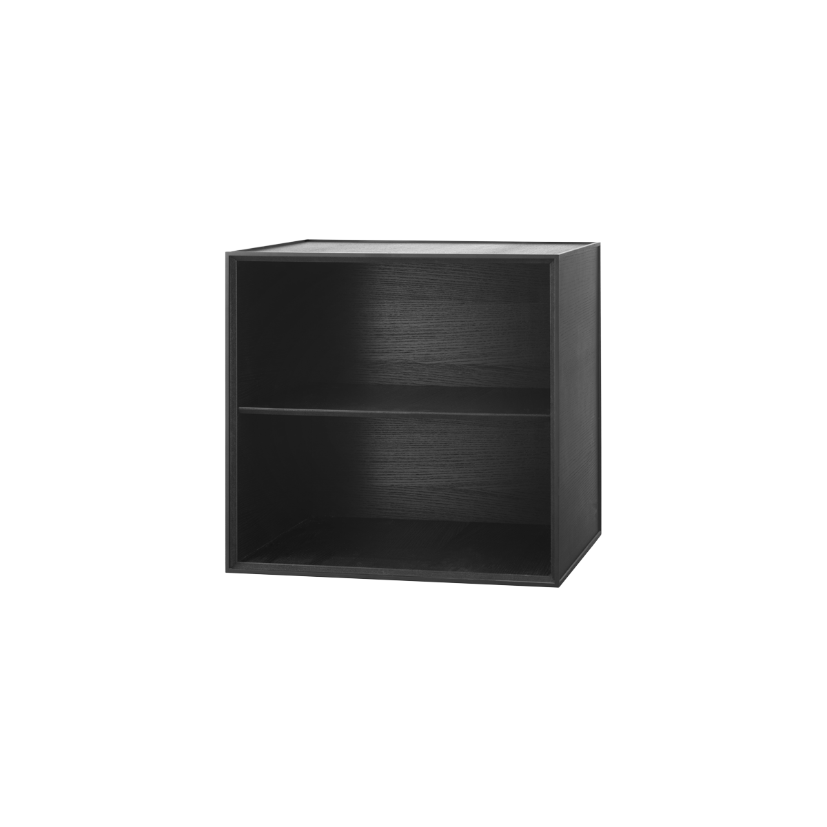 Frame 49 - 17x19x19/ Black Stained Ash/ Excl. Door/ Incl. Shelf