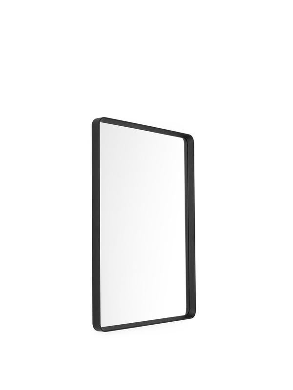 Bath Wall Mirror, Rectangular - Black