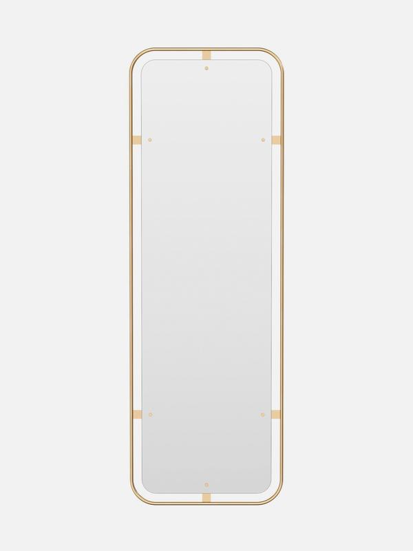 Nimbus Mirror, Rectangular - Polished Brass