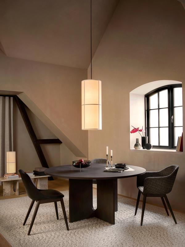 Androgyne Dining Table - Dark Stained Oak