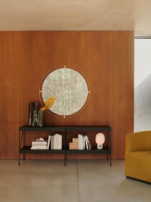 Nimbus Mirror, Round - Polished Brass