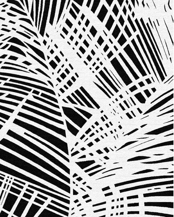 Palm Leaf (Black & White)