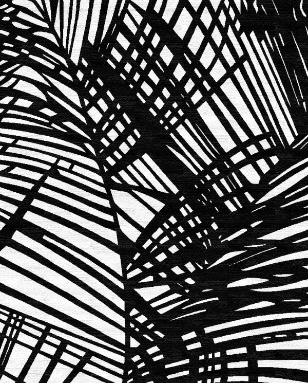 Palm Leaf (White & Black)