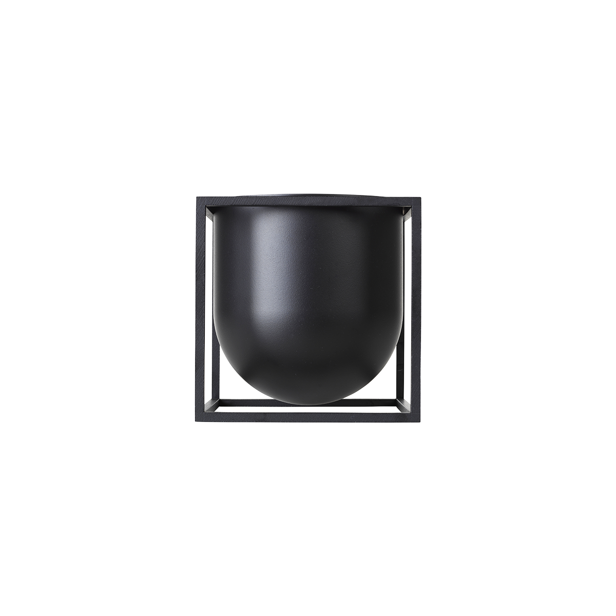 Kubus Flowerpot 14 - Black