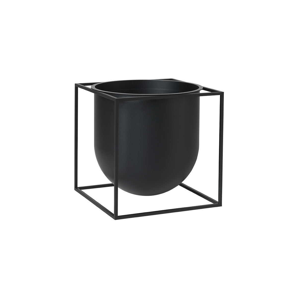 Kubus Flowerpot 23 - Black