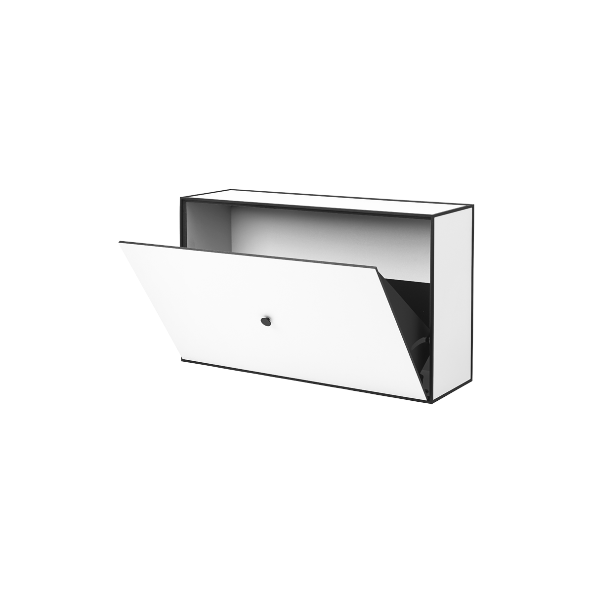 Frame Shoe Cabinet - White