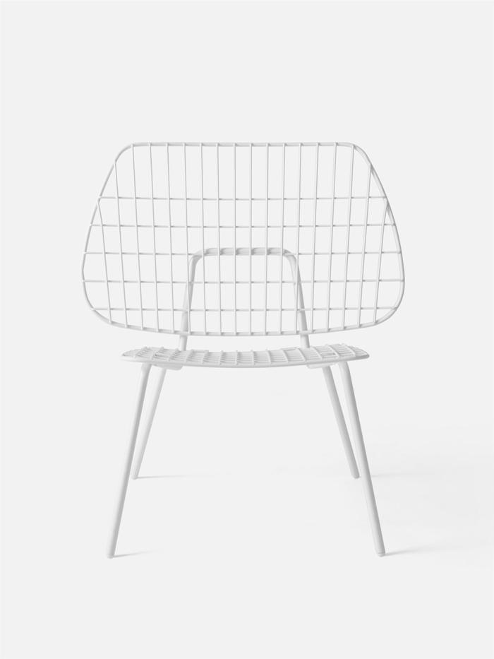 Studio WM String Lounge Chair, 2-Pack -White