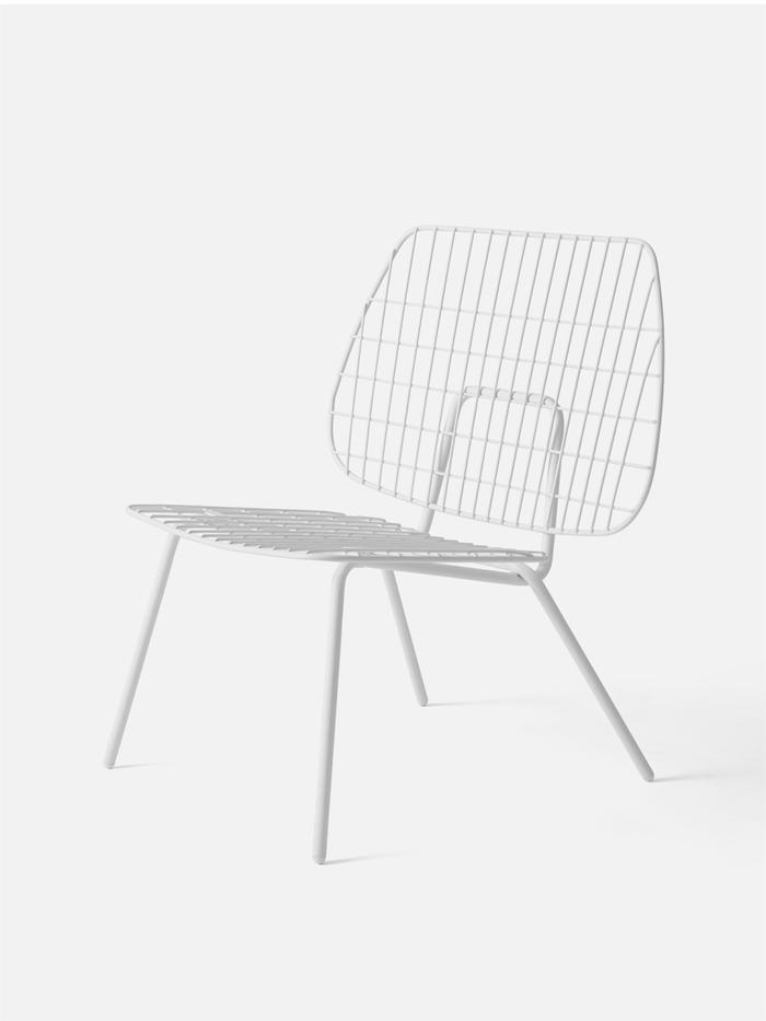 Studio WM String Lounge Chair, 2-Pack -White