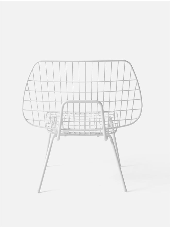 Studio WM String Lounge Chair, 2-Pack -White