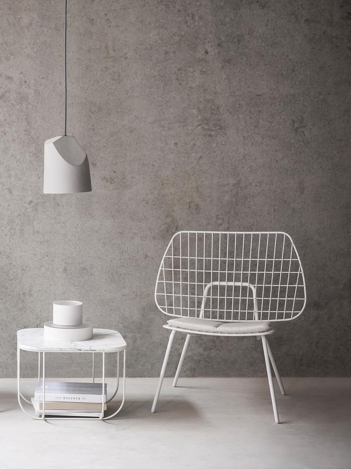 Studio WM String Lounge Chair, 2-Pack -White