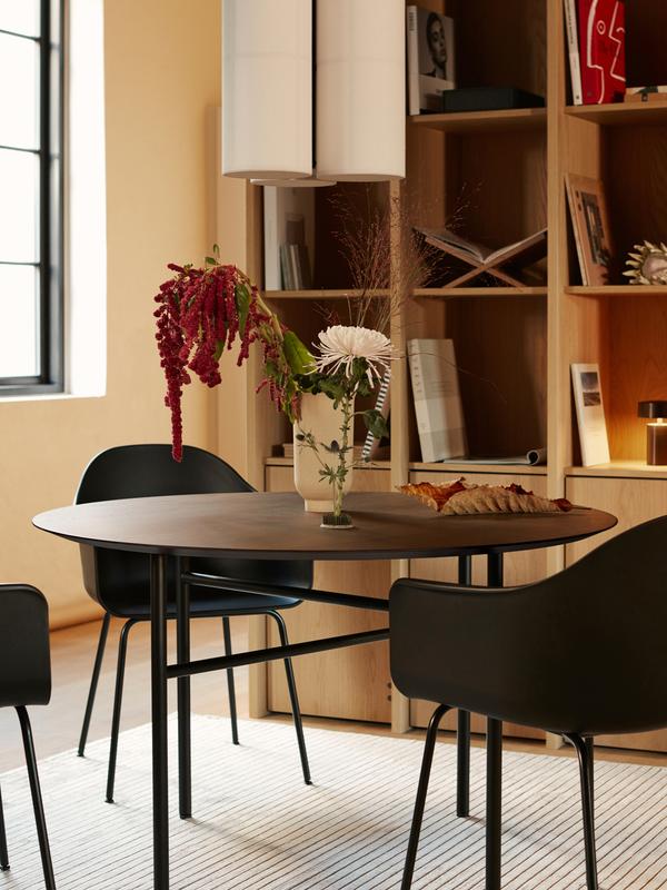 Harbour Arm Chair, Hard Shell - Black