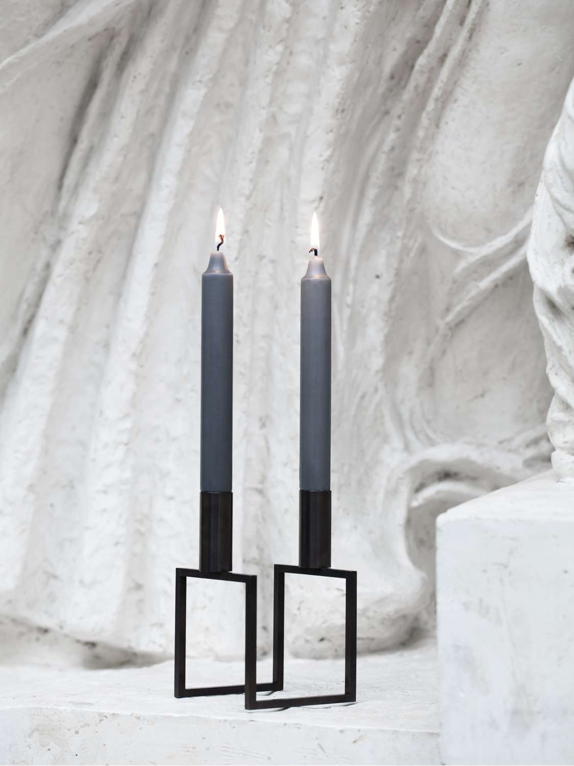 Candles - Black/ 16 Pcs.